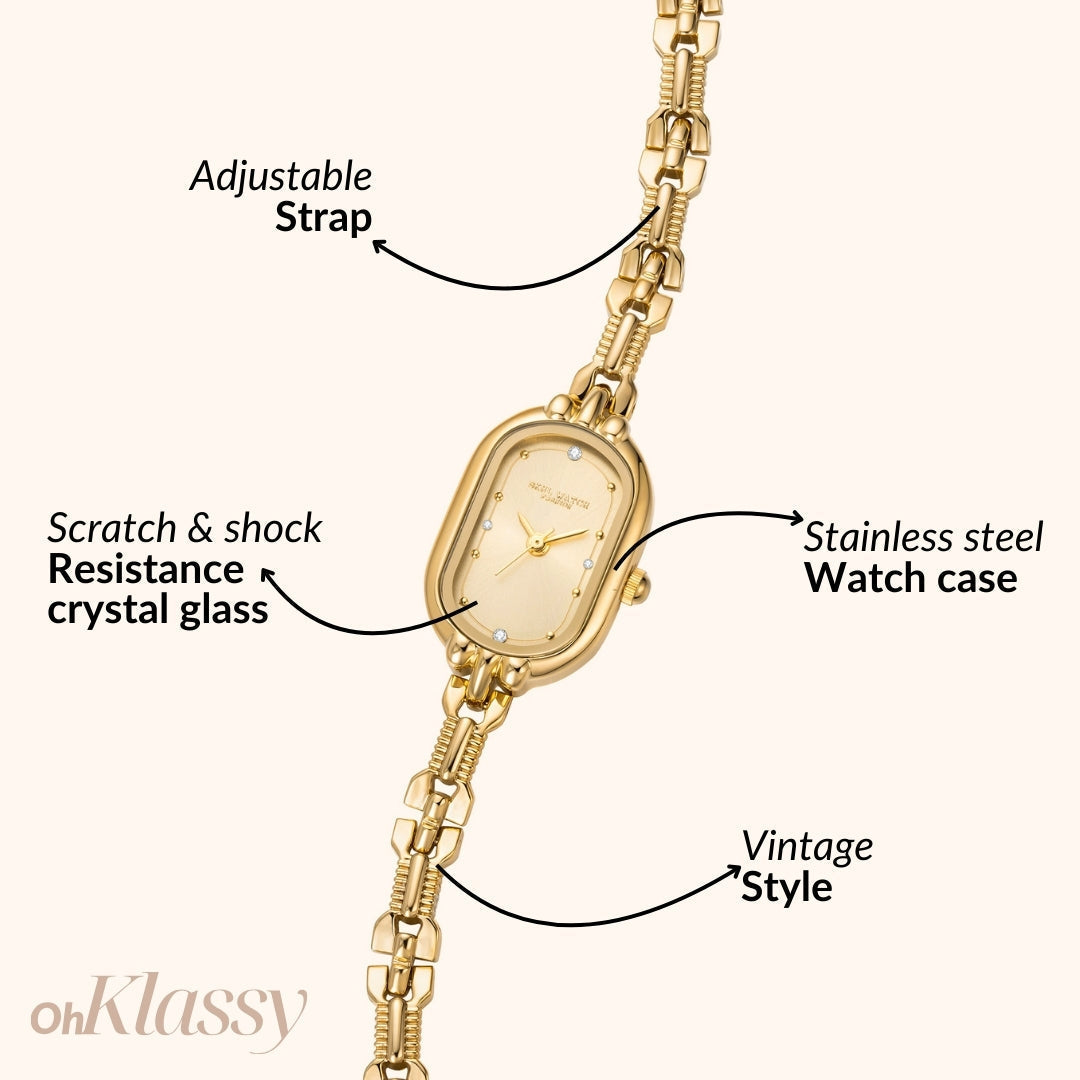 Reloj Amara — Esfera Dorada