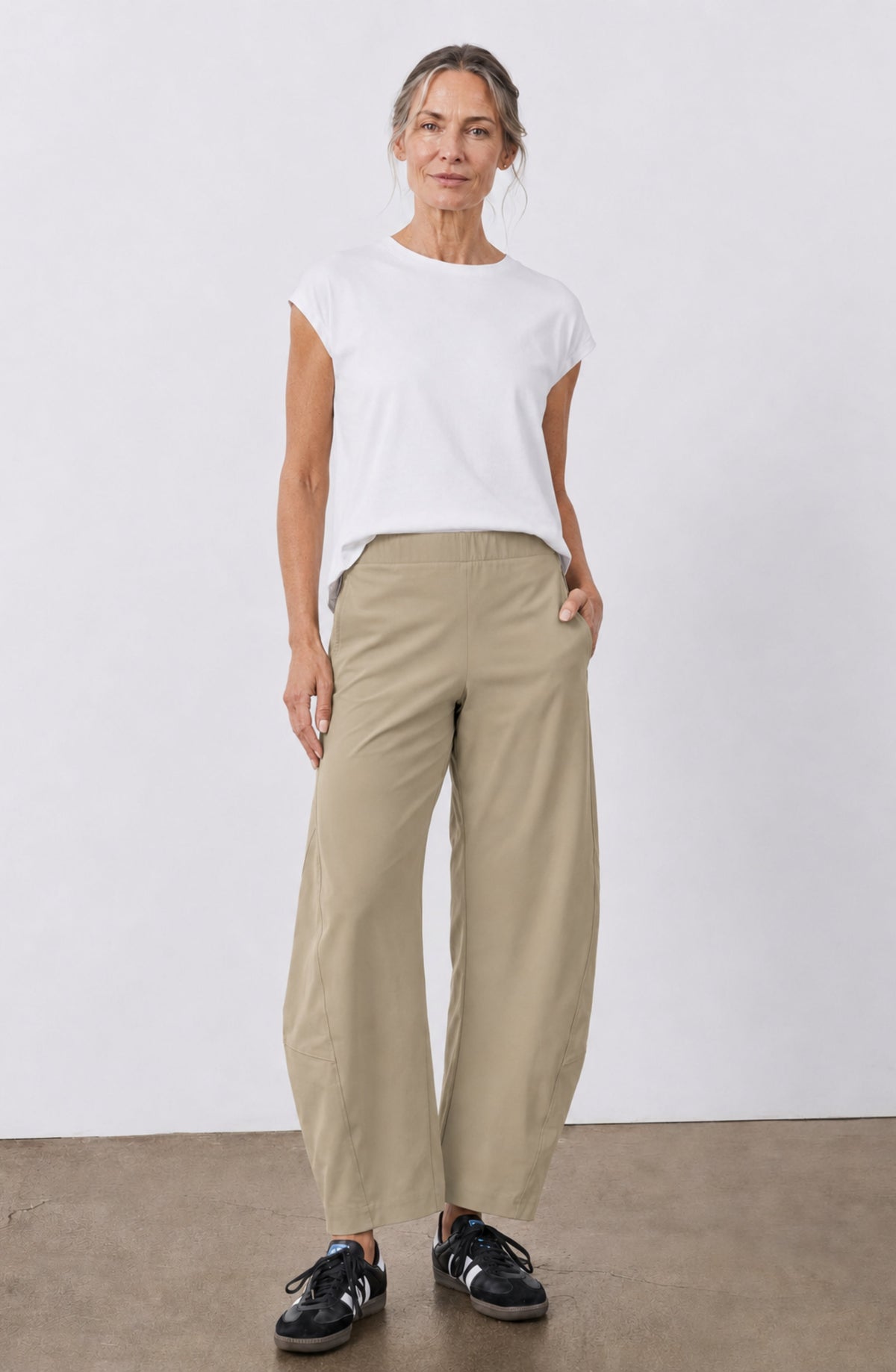 Pantalón Bruna — Barrel fit de cintura alta