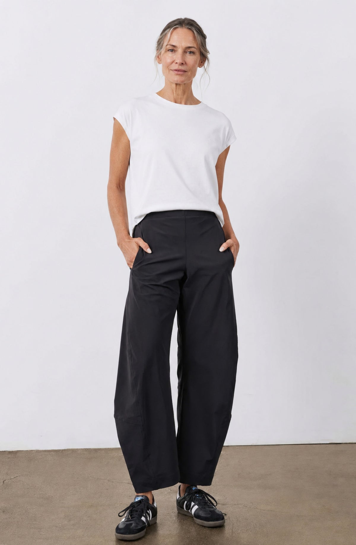 Pantalón Bruna — Barrel fit de cintura alta