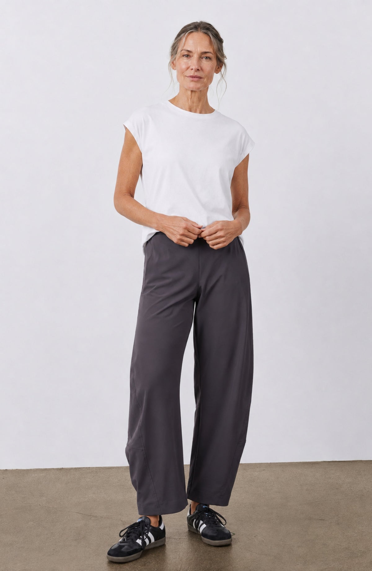 Pantalón Bruna — Barrel fit de cintura alta