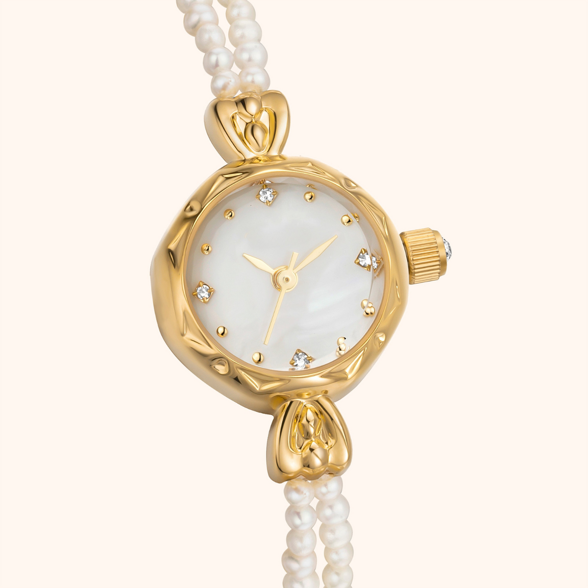Reloj Noelia — Pulsera de Perlas