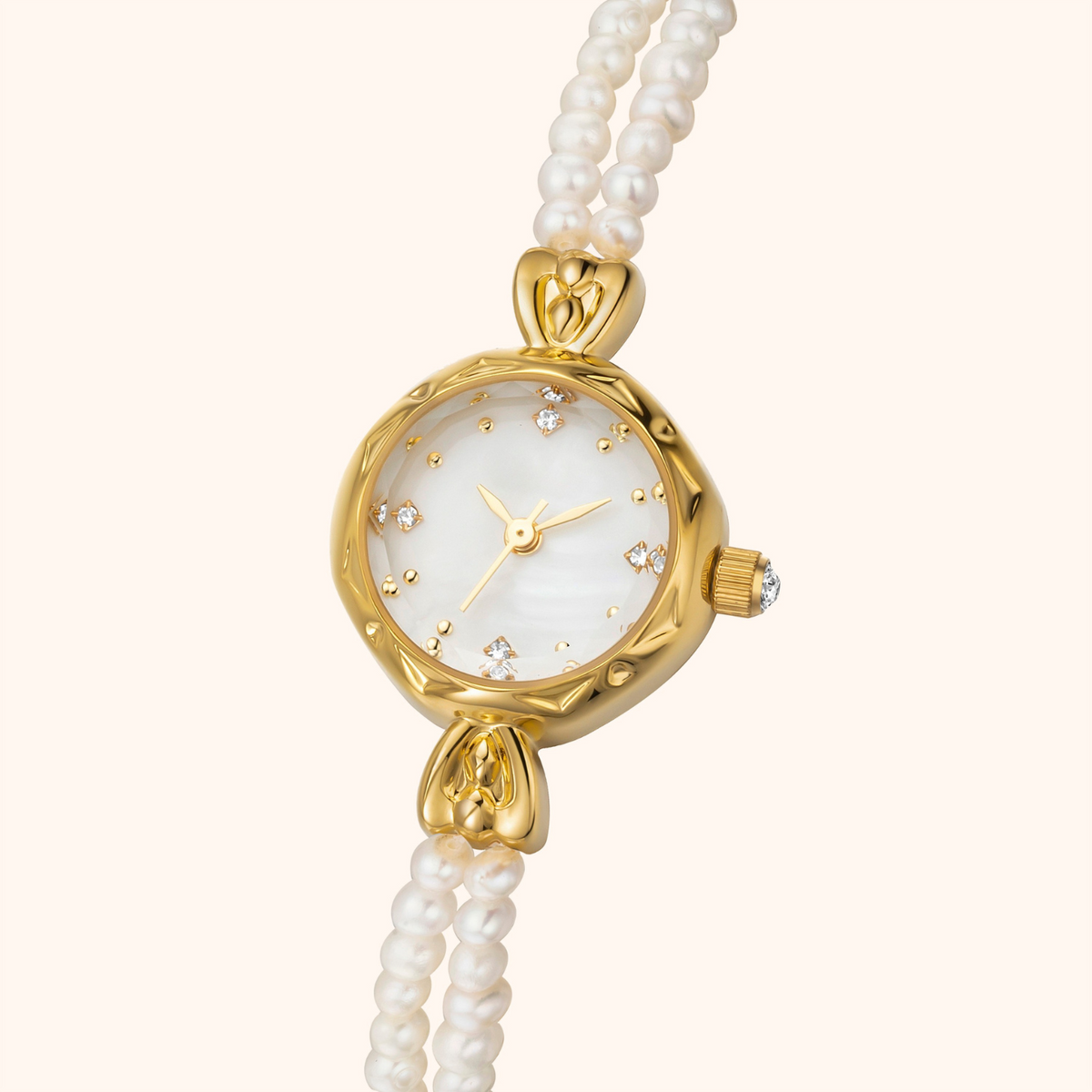 Reloj Noelia — Pulsera de Perlas