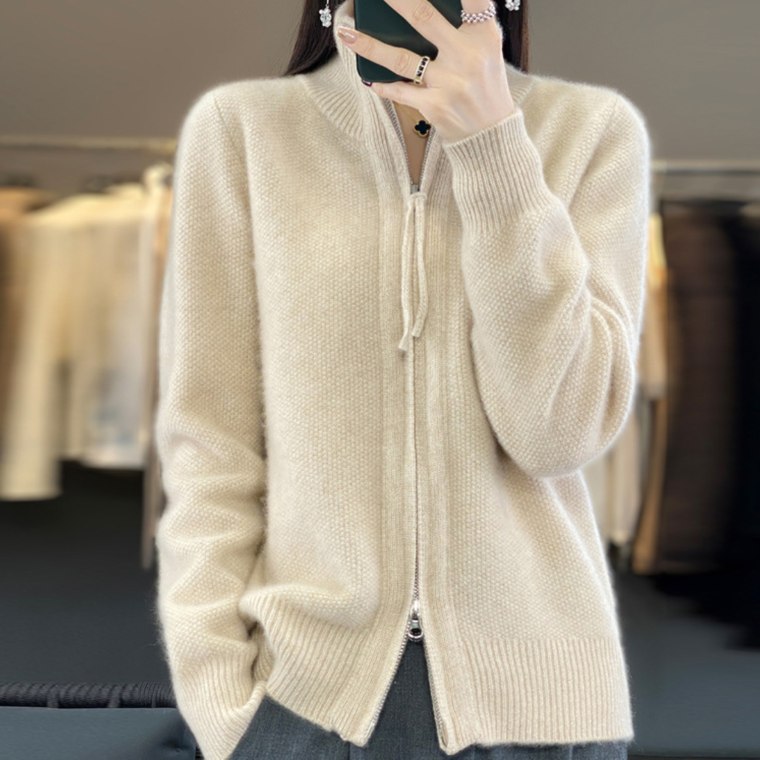 Cárdigan Livia — Suave con Cremallera