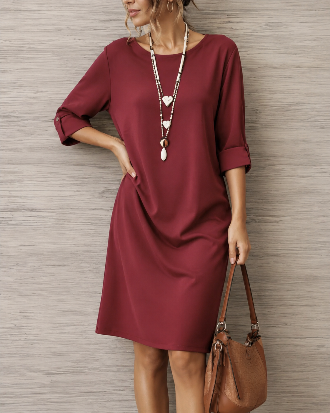Vestido Celia — Midi Fluido que Favorece