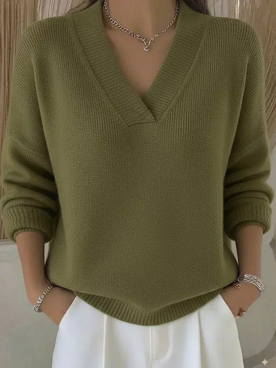 Jersey Viola — Holgado Escote en V