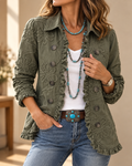 Chaqueta Julia — Volantes y Botones