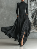 Conjunto Luna — Top de Cuello Alto y Falda Larga