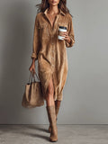 Vestido Rosario — Midi Amplio con Bolsillos