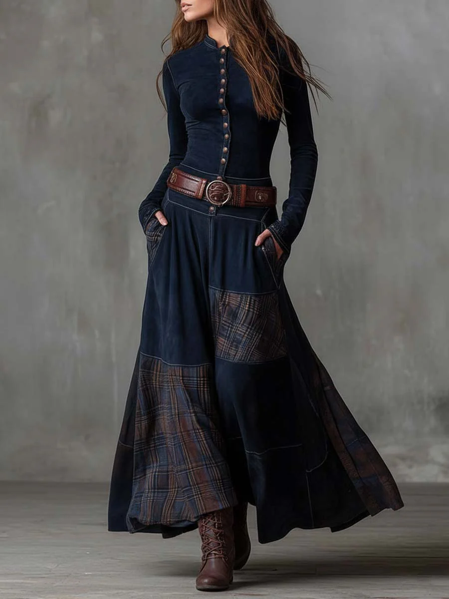 Vestido Livia — Maxi Bohemio con Cinturón
