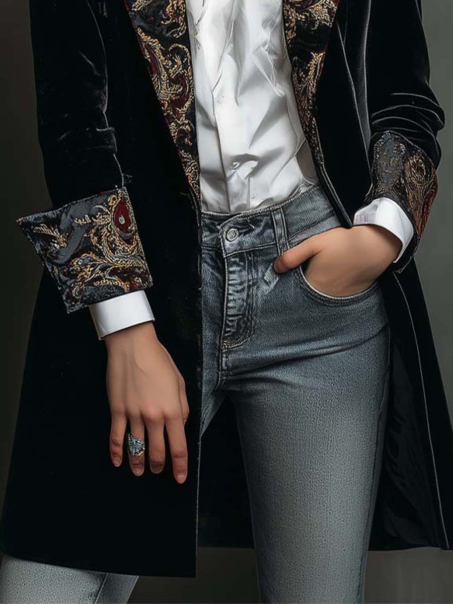 Blazer Leonor — Barroco Negro