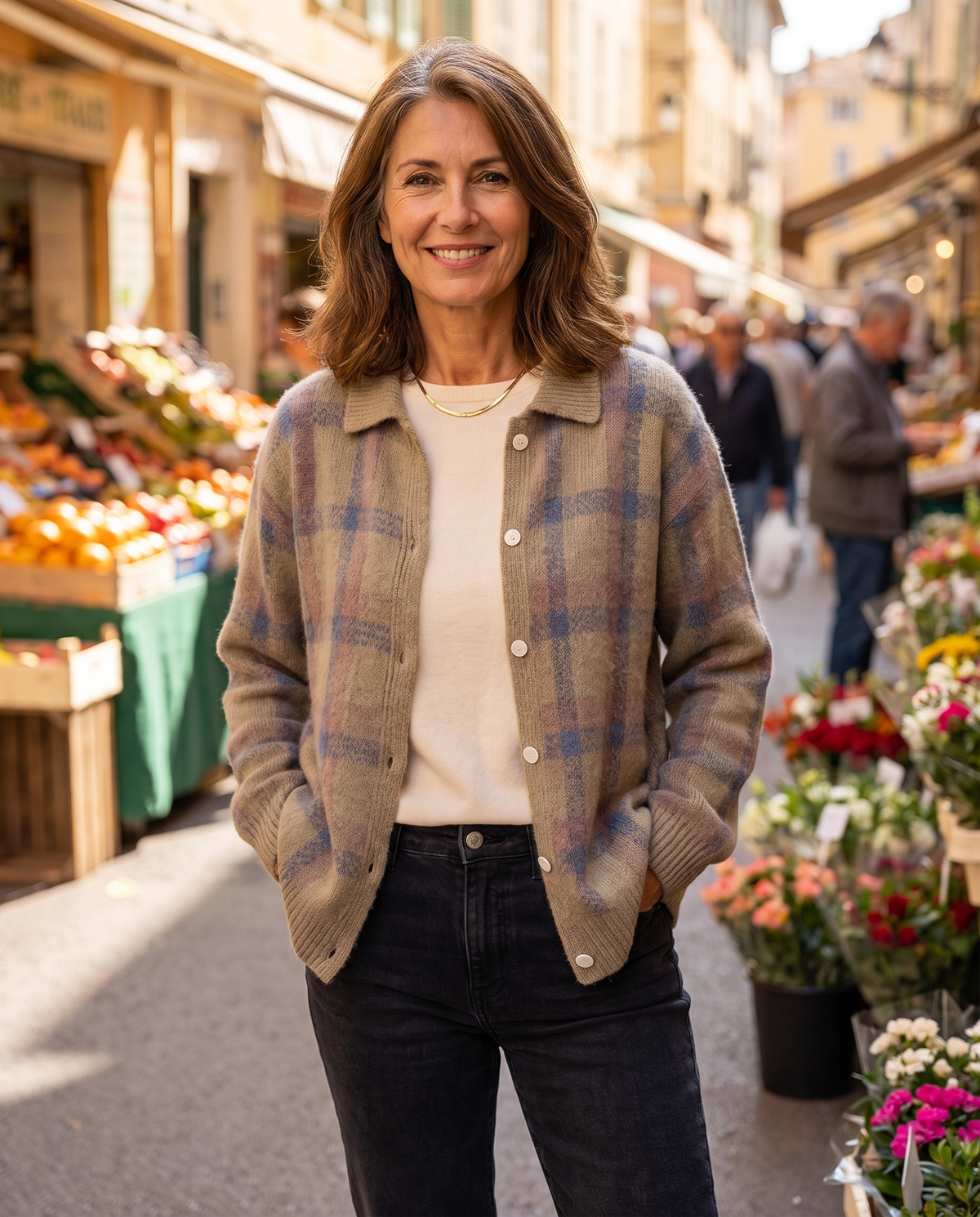 Cárdigan Candida Marrón mercado