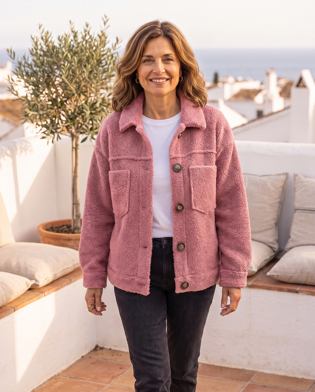 Chaqueta Olimpia Rosa