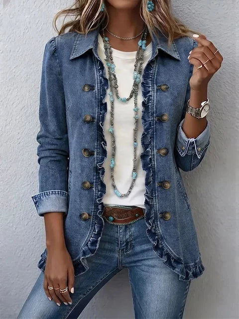 Chaqueta Julia — Volantes y Botones