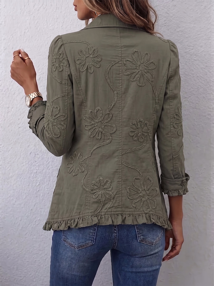 Chaqueta Julia — Volantes y Botones